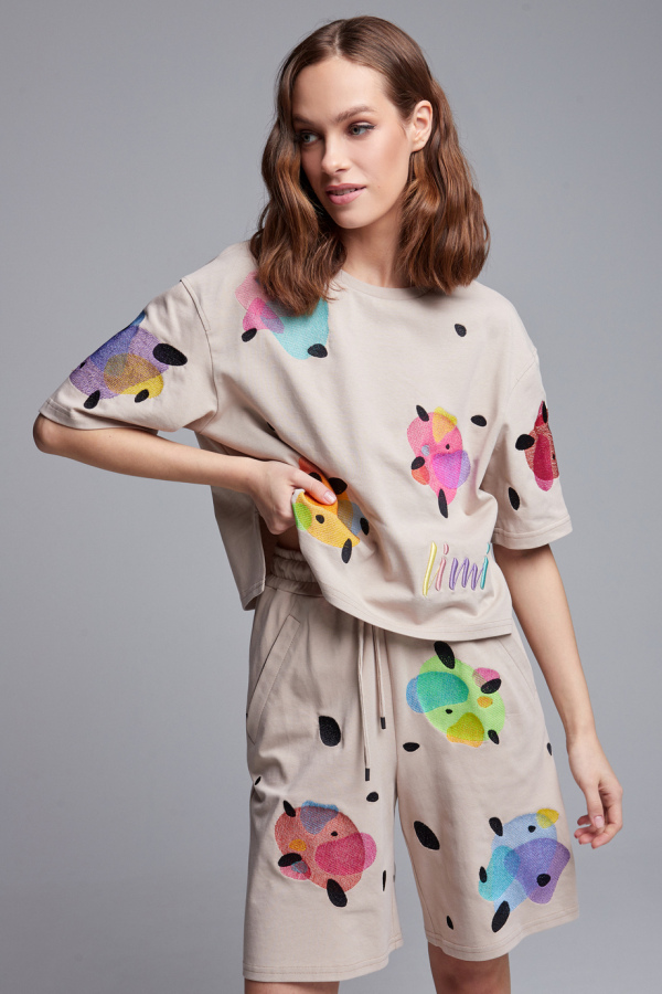 Футболка Colors beige