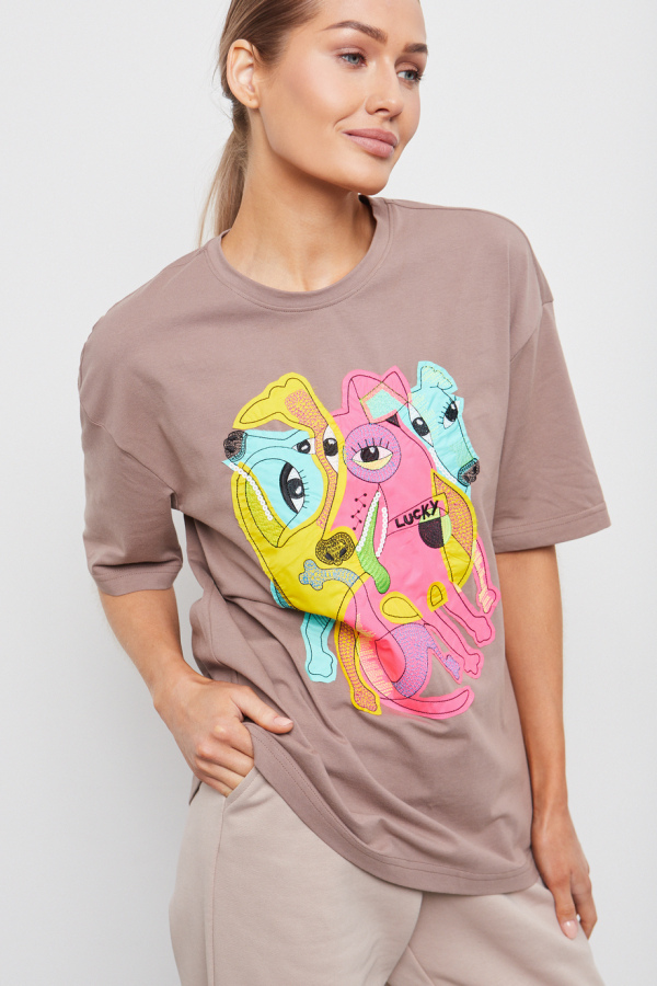 футболка Lucky neon